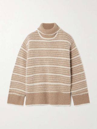 Wool-Blend Turtleneck Sweater