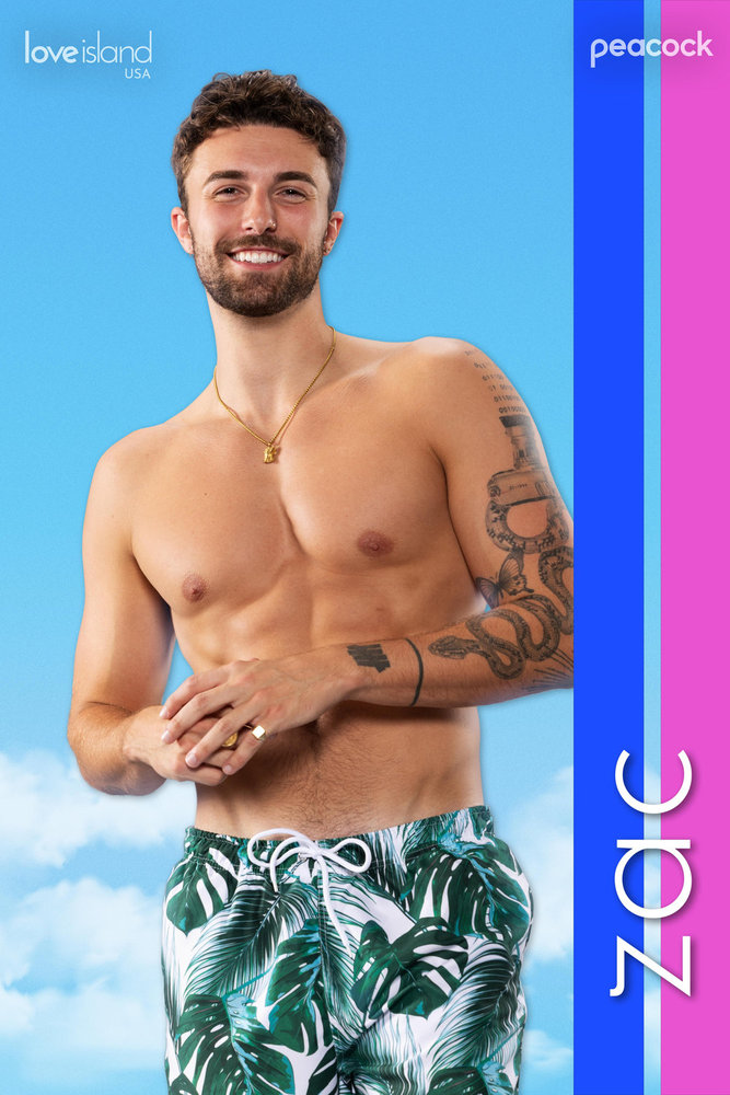 Zac Woodworth from 'Love Island USA' season 7.