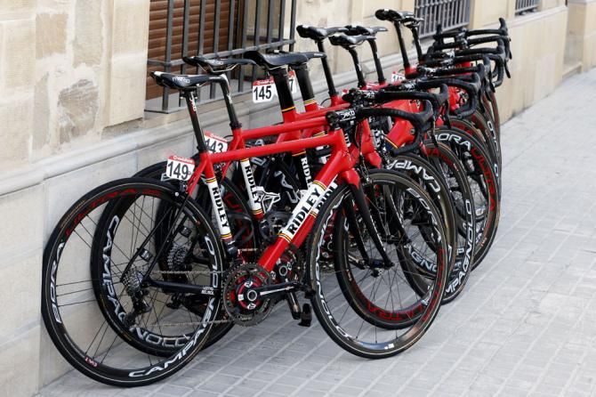 Lotto Belisol's Ridley bikes