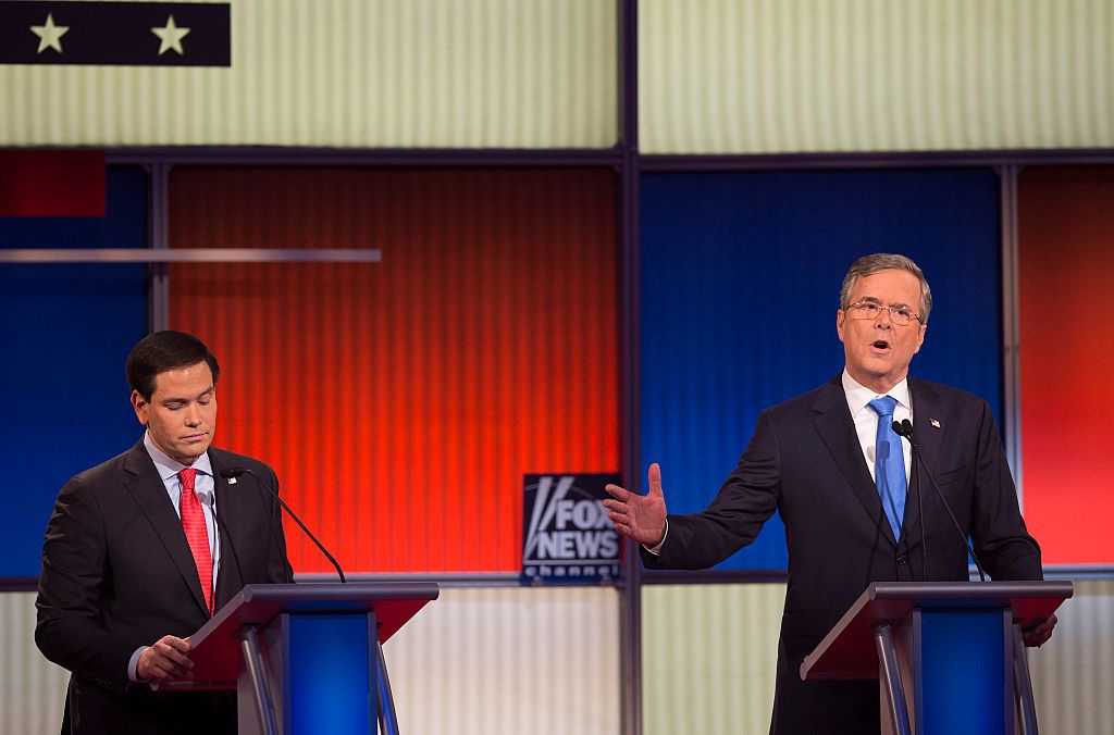 Bush and Rubio brawl