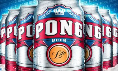 The college drinking game built around sinking ping pong balls into wide-mouth cups gets its very own beer.