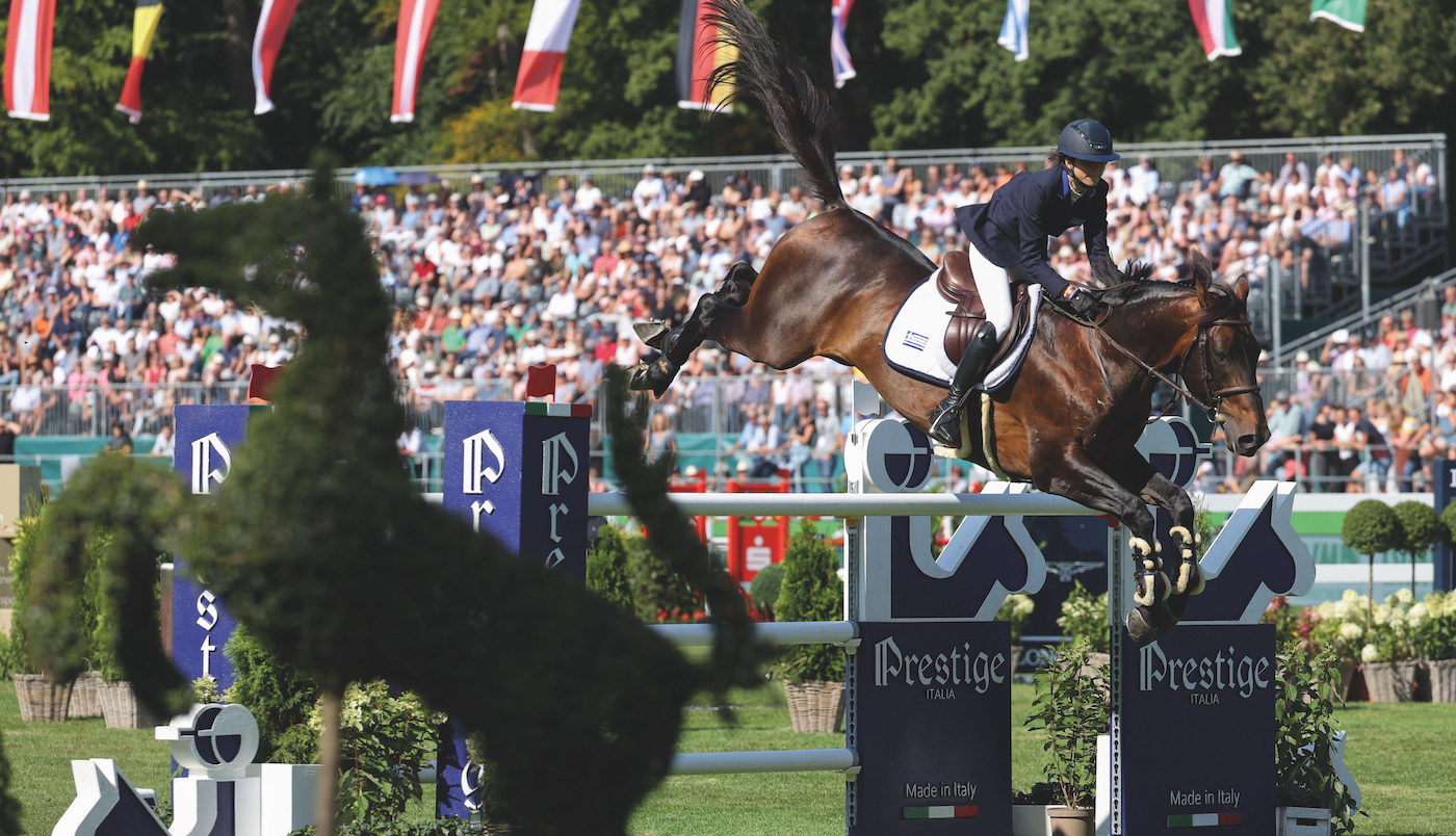 Levis De Muze at the European Showjumping Championships 2021