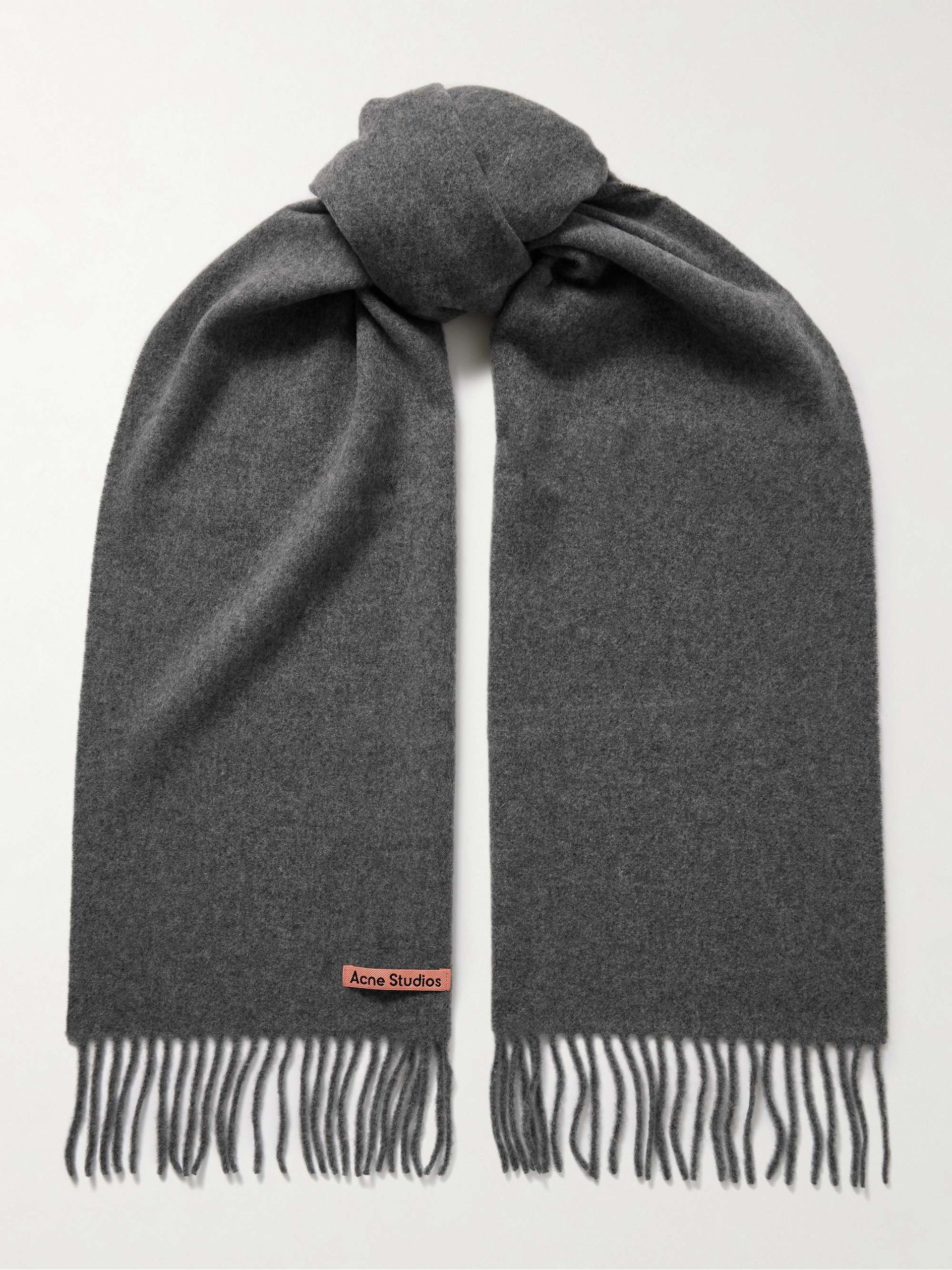 Fringed Wool Scarf