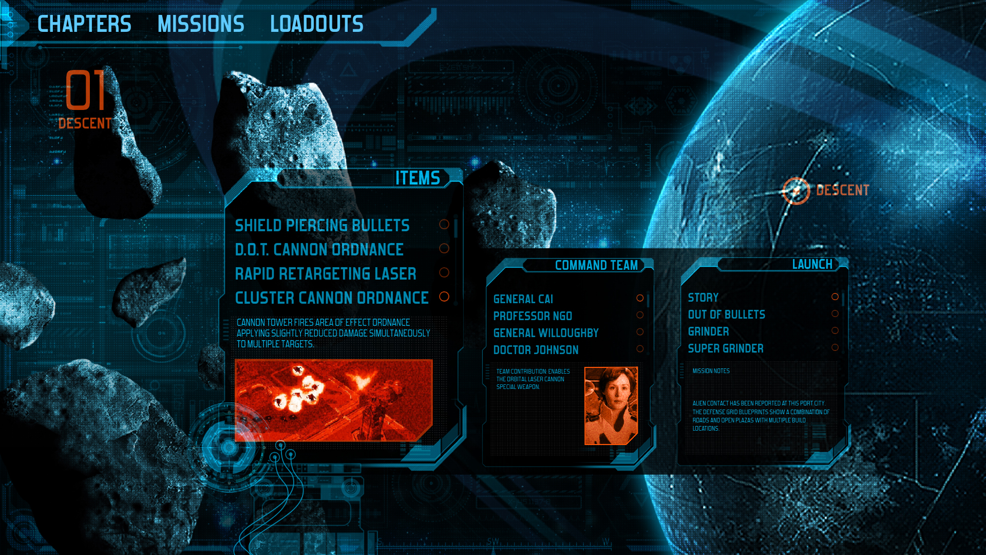 You'll be able to customize your towers with items found throughout the campaign.