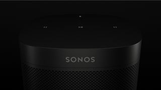 a closeup of a sonos speaker