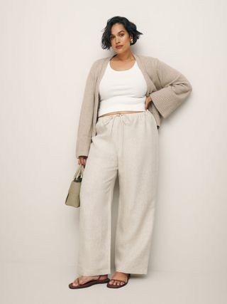 Reformation Olina Linen Pant