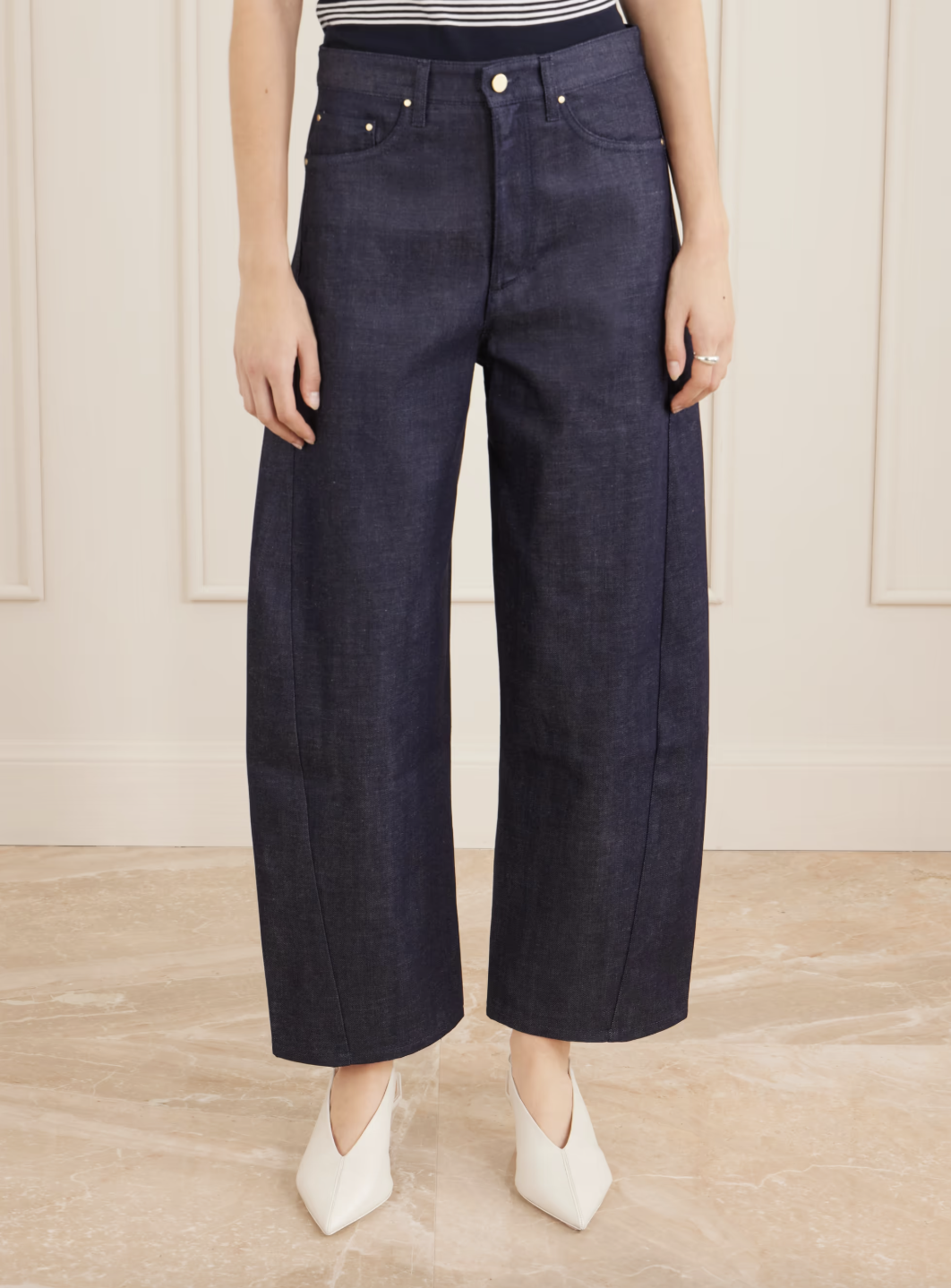 MARIA MCMANUS, Crescent Wide-Leg Jeans