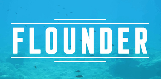 Flounder font