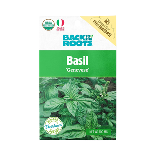 A packet of basil seeds