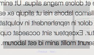 After translating our panels by -519px, we're looking at the circle from the wrong position. We need to translate the container