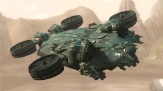 Avatar's Dragon Assault Ship was created by Weta Digital