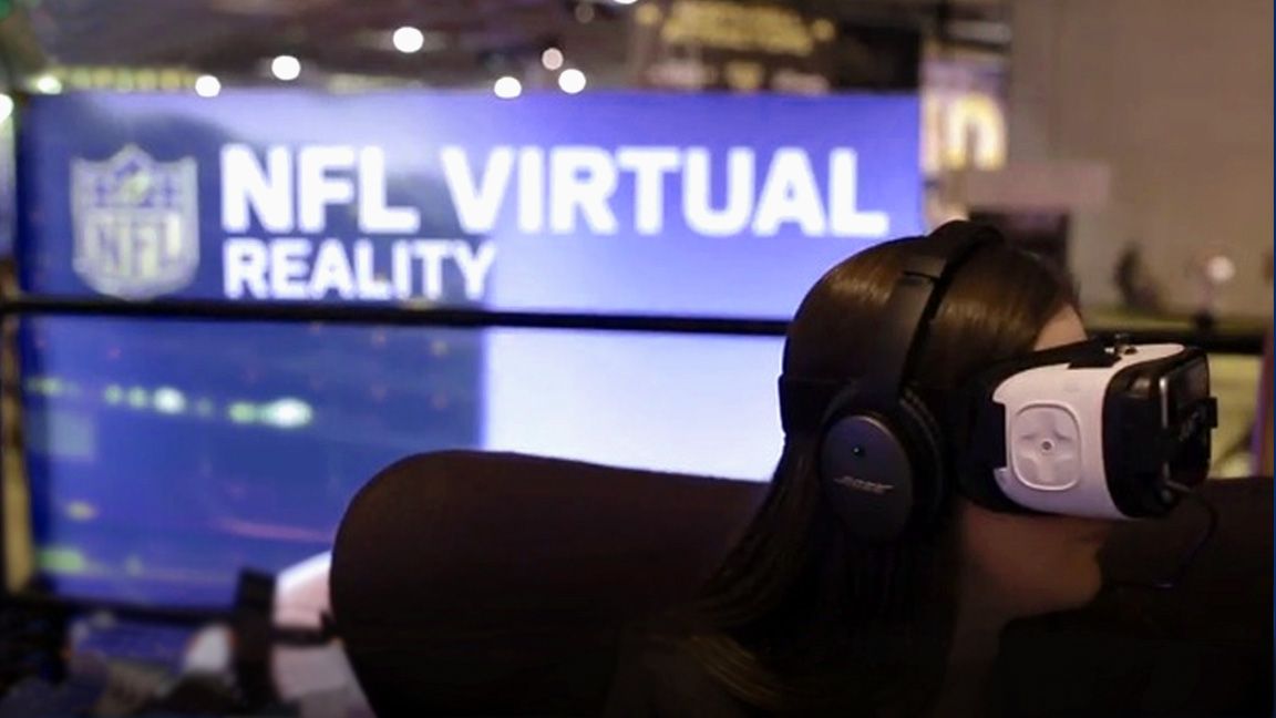 Watching NFL football in VR gives you the best seat in the house 