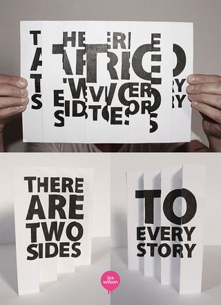 3D typography