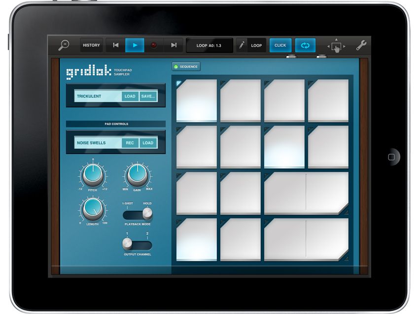 The Gridlok pad sampler
