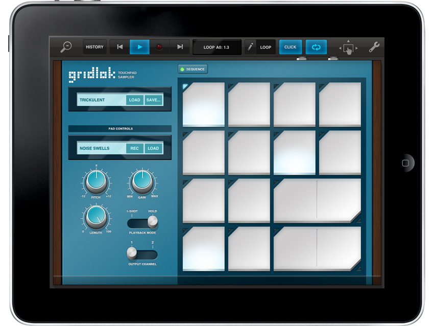 The Gridlok pad sampler