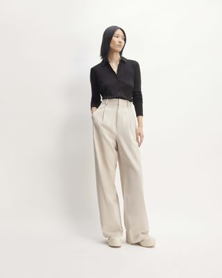 The Draper Pleated Pant in Buttersmooth