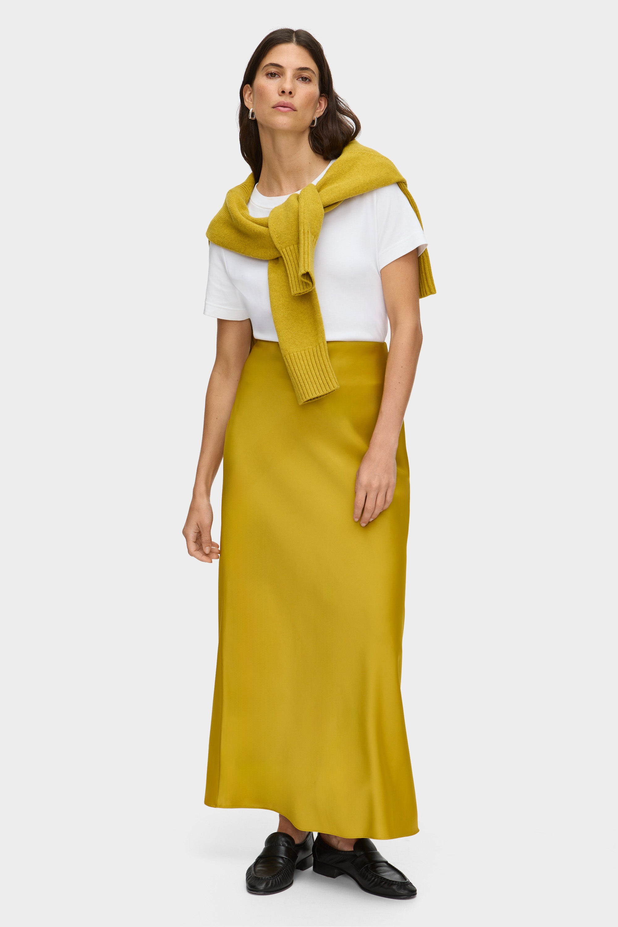 Harris Satin Maxi Skirt