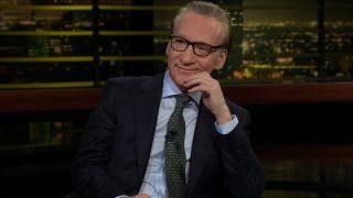 Bill Maher listens to a point on Real Time