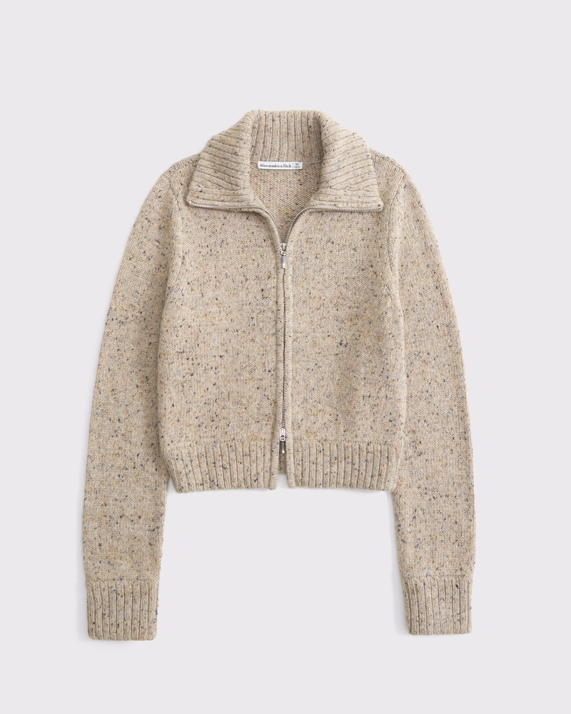 Abercrombie & Fitch, Double Zipper Western Cardigan
