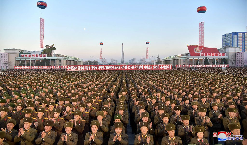 North Korean military assembly