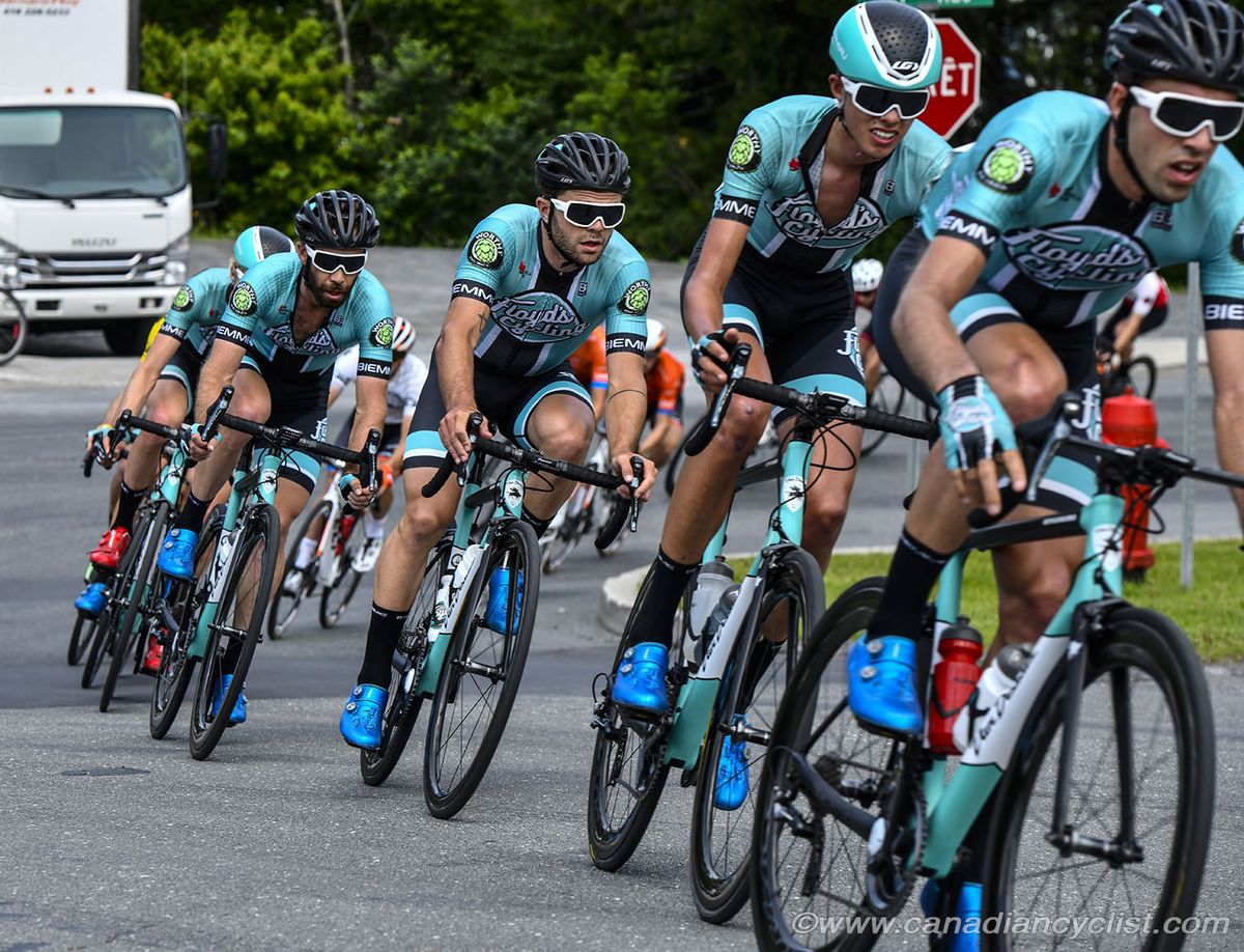 Floyd's Pro Cycling Team worked hard to protect their leader Zuckowsky