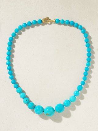 18-Karat Gold Turquoise Necklace