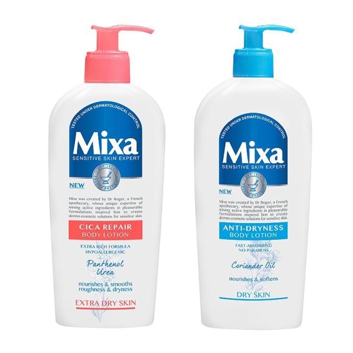 mixa anti dryness body lotion