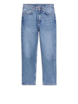 Jade Cropped Slim Stretch Jeans - Blue - Arket Gb