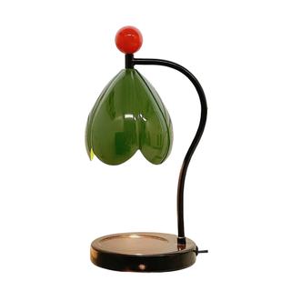 Flower-shaped candle warmer lamp
