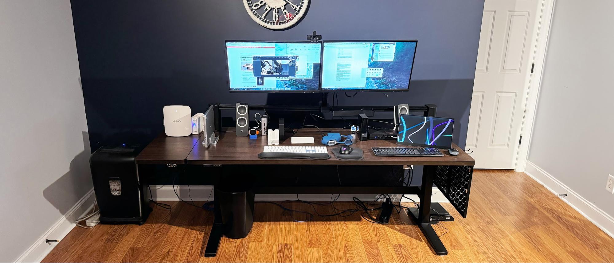 Next level gaming desk set-up - IKEA CA