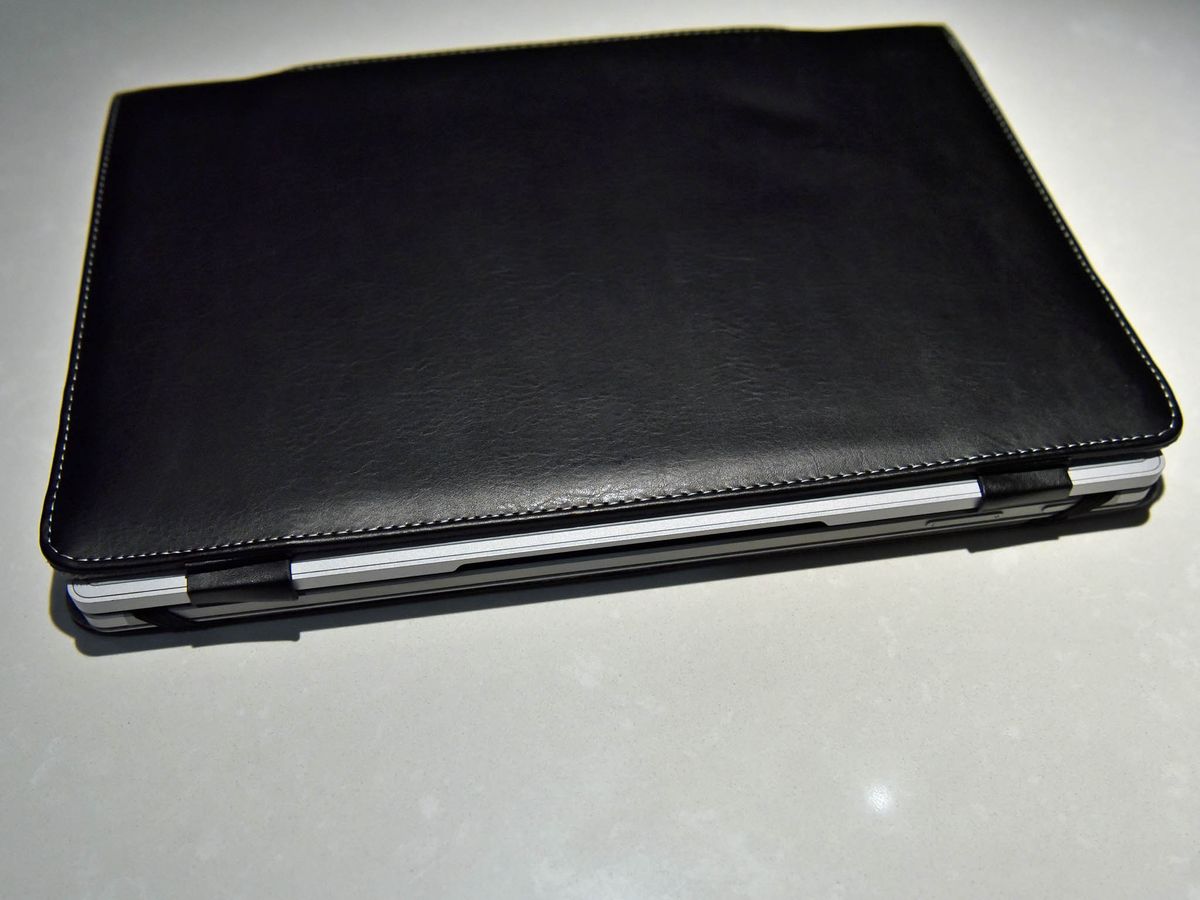 Navitech Microsoft Surface Book Leather Folio Case