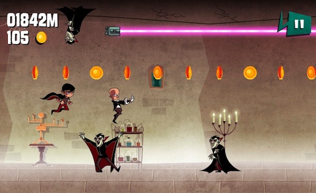 CBBC's Young Dracula game runs on a huge range of devices from the HTC Desire to iPad4 to Xbox360