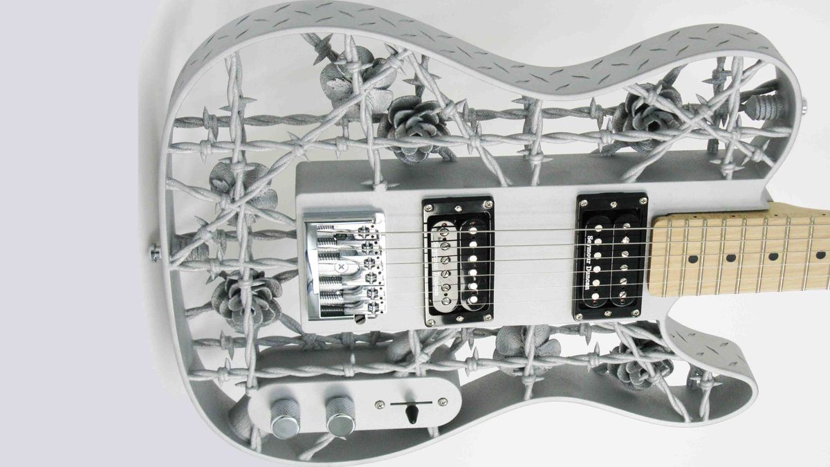 The world's first 3Dprinted aluminium guitar has arrived and its name