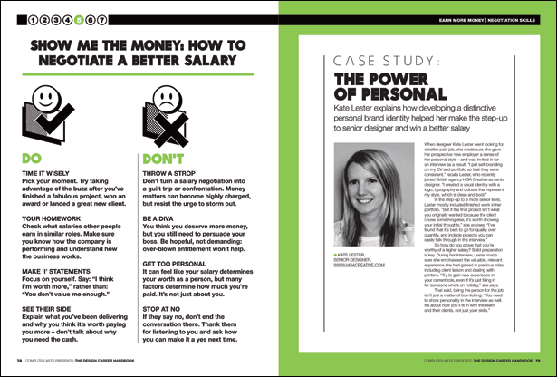 Spread from chapter five