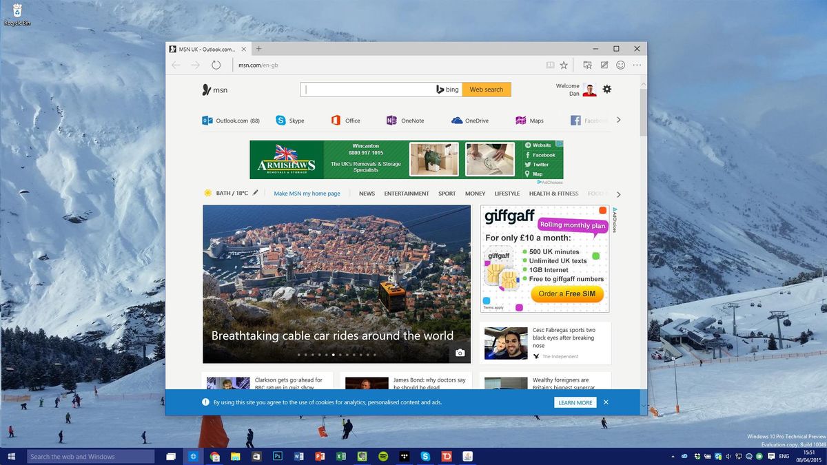 How To Use Microsoft Edge Techradar 0199