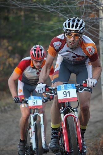Teammates Chris Peariso and Darrin Braun