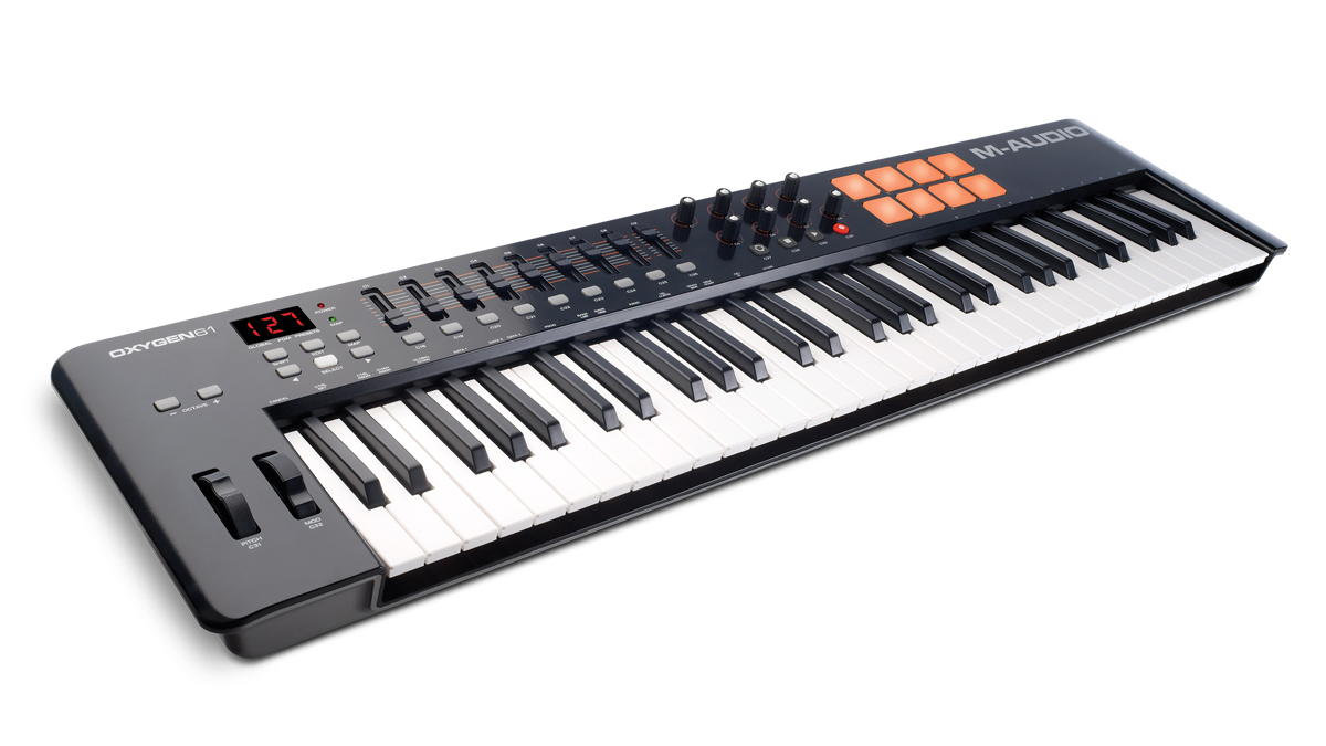 The Oxygen 61 is the largest of the three new models...