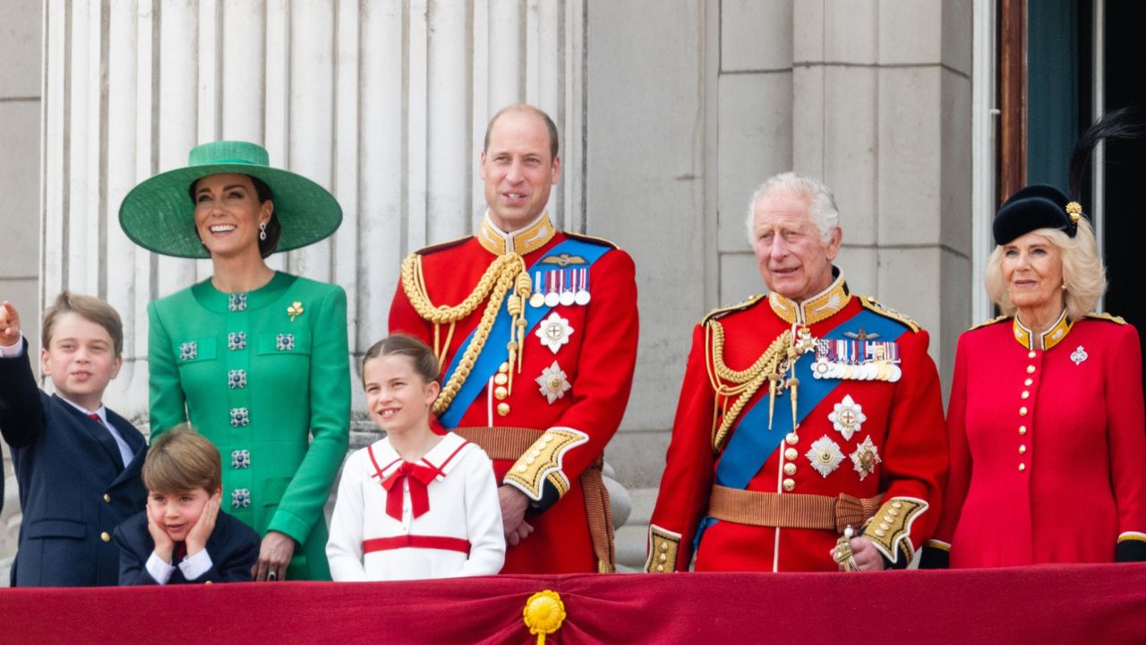 The royal family attends Trooping the Colour in 2023