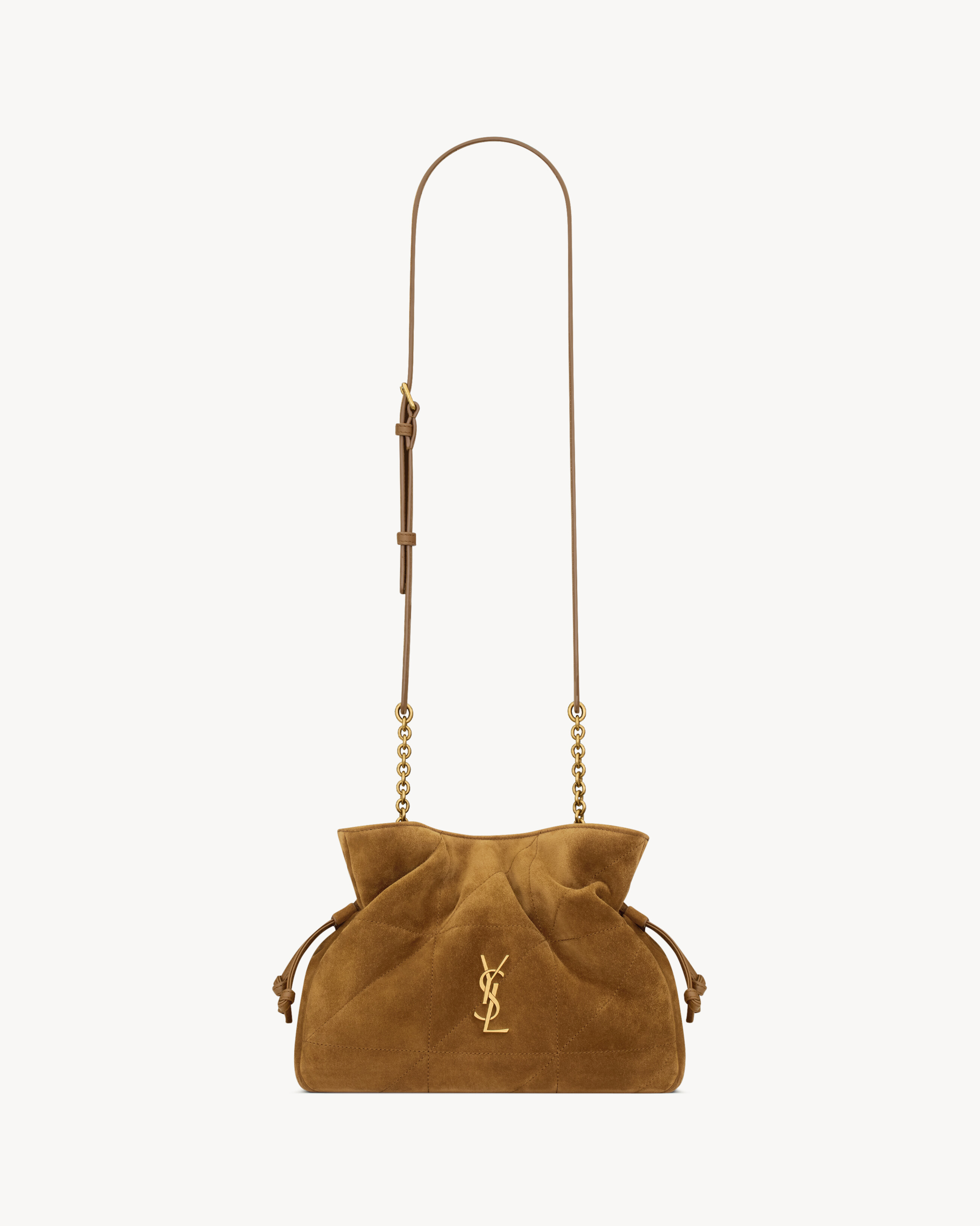 Jamie Shoulder Pouch in Suede