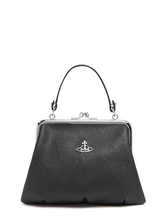 Granny Frame Plain Saffiano Purse - Vivienne Westwood - Women - Black - Unique