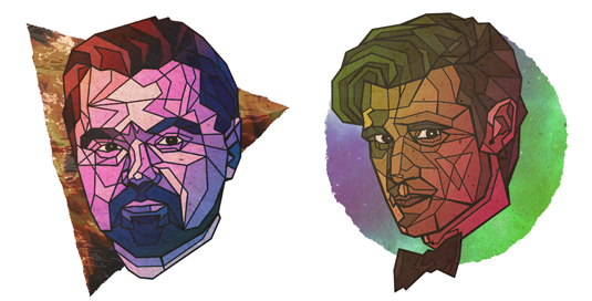 Geometric portraits