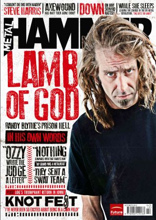 The cover of Metal Hammer 236 featuring Lamb Of God’s Randy Blythe