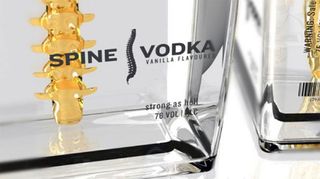 spine vodka packaging