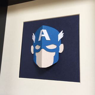 3D superhero wall art