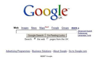 Google Homepage