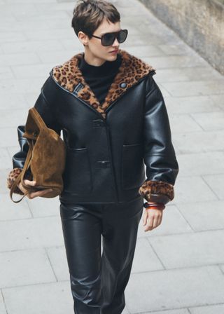 Reversible Leopard-Print Jacket - Women | Mango United Kingdom