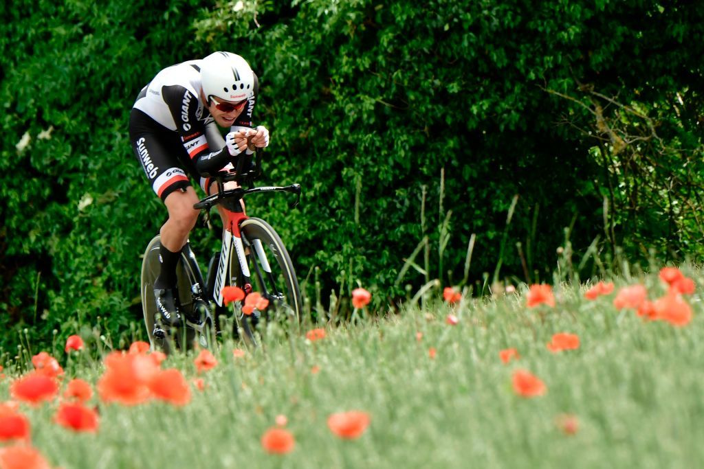 Phil Bauhaus on stage 4 of the Crit&eacute;rium du Dauphin&eacute;