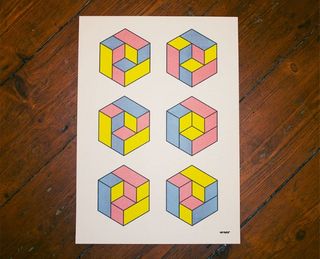 Years - Cubes Poster