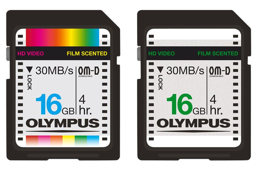 Olympus unveils retro 'film' SD cards TechRadar