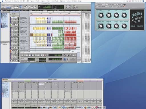 Being able to record into Pro Tools means that you can easily transfer a track to a pro studio for further arrangement